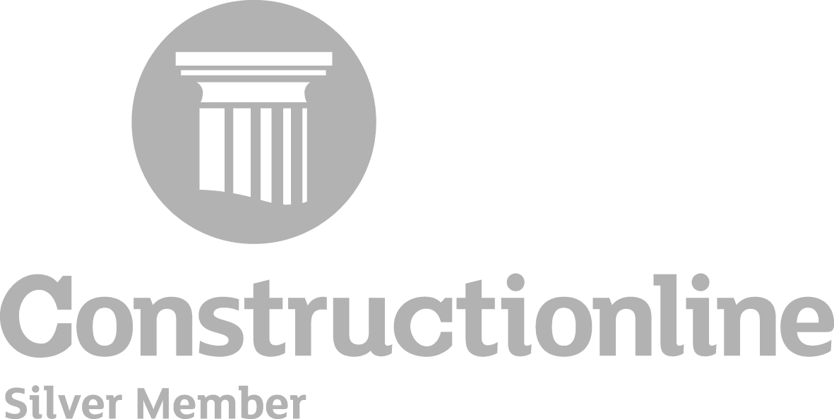 Constructionline Silver Member logo with a stylised column icon above the text.