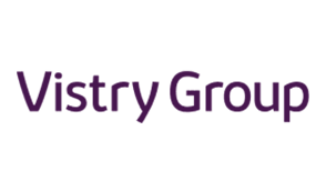 Vistry Group logo with purple text on a white background.