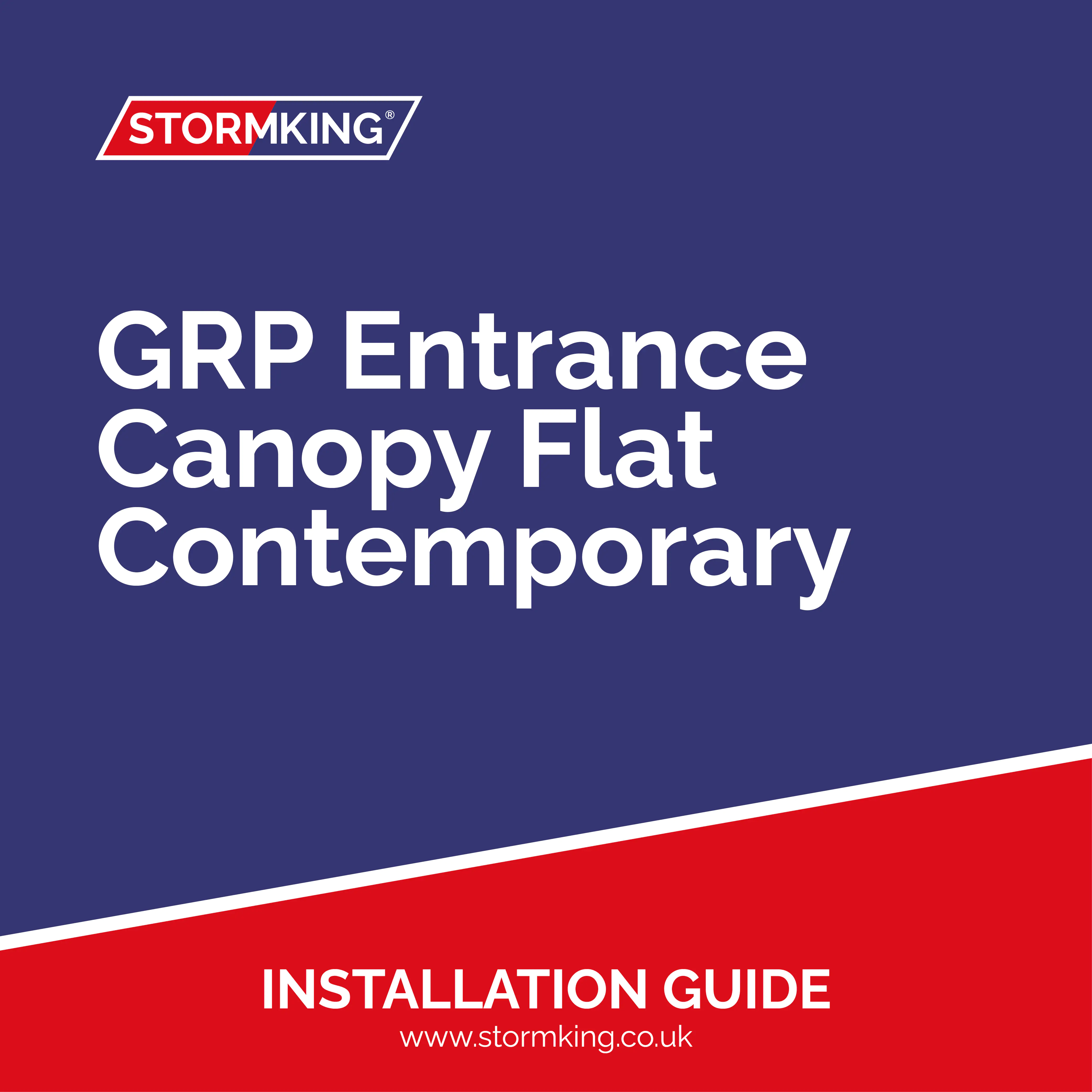 GRP Entrance Canopy Flat Contemporary