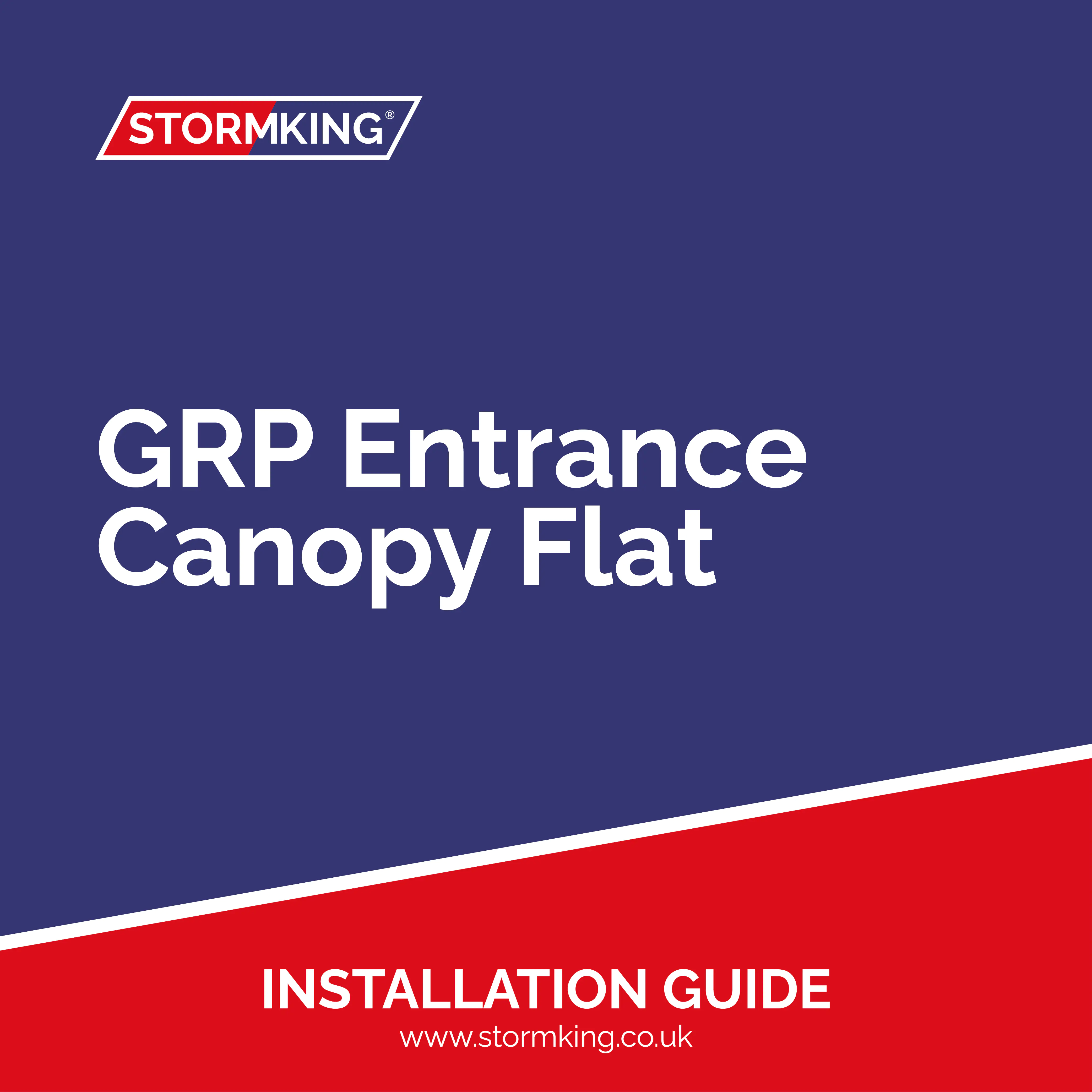 GRP Entrance Canopy Flat